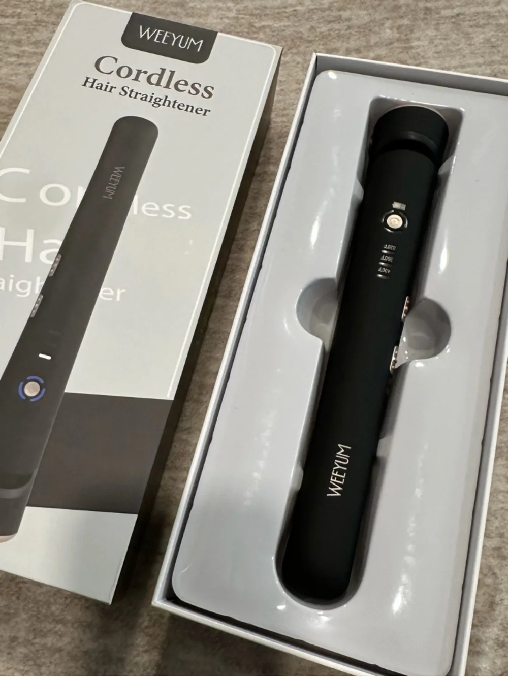 Cordless Hair Straightener and Curler 2 in 1 Wireless Rechargeable #RA5